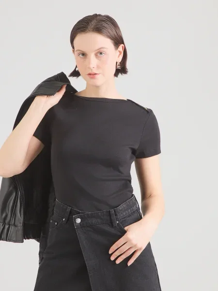 TOMMY HILFIGER Tricou negru