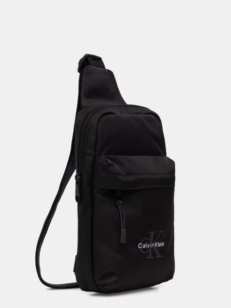 Calvin Klein Geantă crossover Bold Sling negru