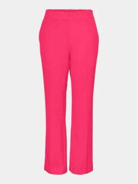 YAS Pantaloni din Likka roz