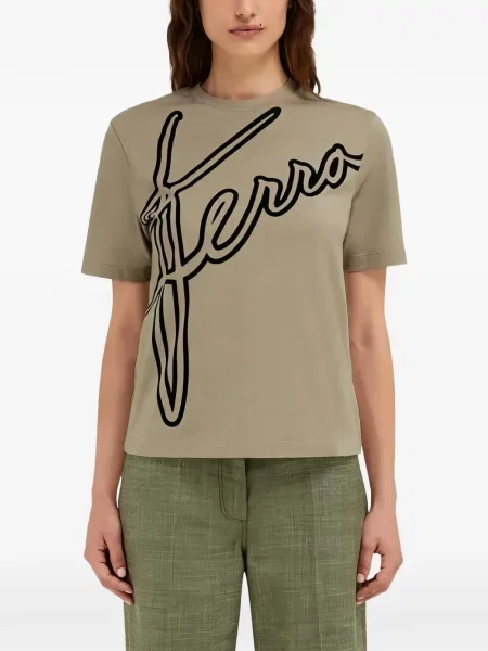 Тениска Ferragamo с принт