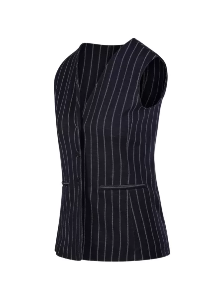Geacă Max Mara fără mâneci albastru