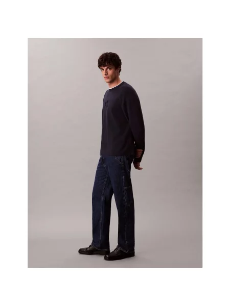 Blugi Calvin Klein Jeans albastru