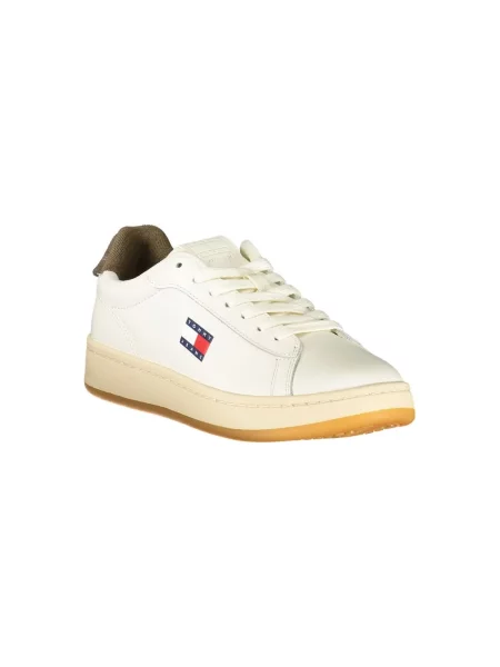 Sneakersy Tommy Hilfiger skórzane białe