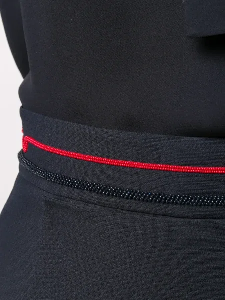 Pantaloni scurți Valentino Garavani cu mărgele albastru