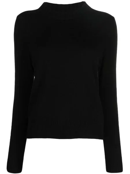 Pulover Chinti & Parker tricotate cu decolteu în U negru