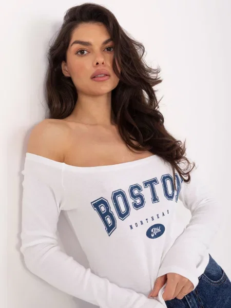 Блуза Factory Price с надписи синьо