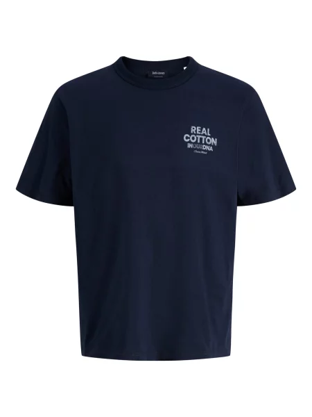 JACK & JONES Tricou JJEDOVER bleumarin / deschis albastru