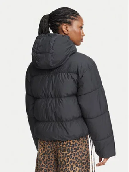 Adidas Žieminė striukė Hooded Padded Jacket juoda