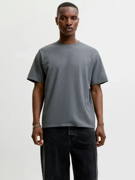 JACK & JONES Tričko JJEAustin' sivá