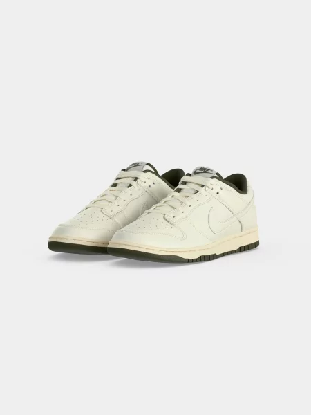 Nike Sportswear Nízke tenisky DUNK RETRO nebielená / tmavozelená