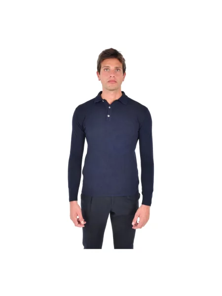 Sweter Franzese Collection wełniany niebieski