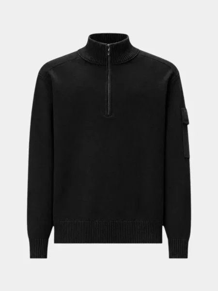 Светр CP Company вовна/поліестер чорний