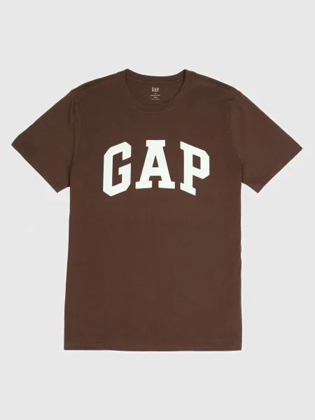 GAP Tricou EVERYDAY maro alb