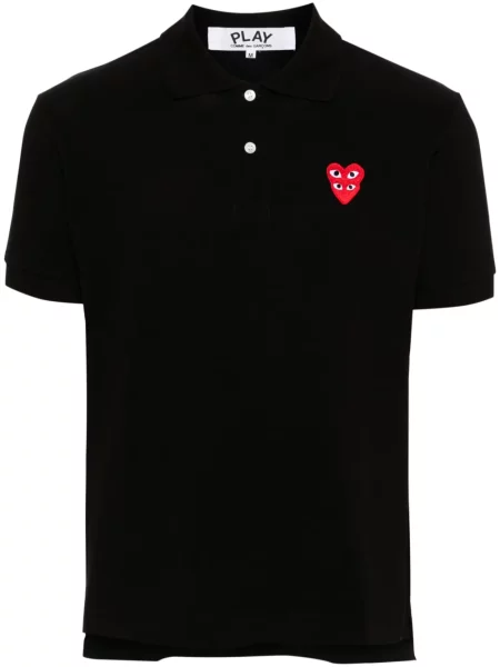 Polo Comme Des Garcons Play w serca czarne