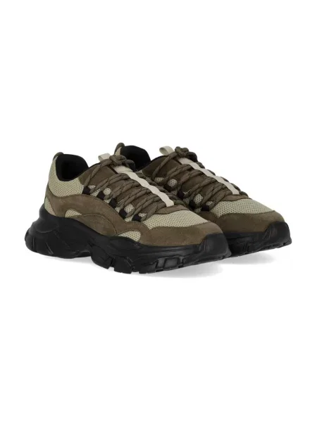 Sneakersy Weekend Max Mara zamszowe zielone