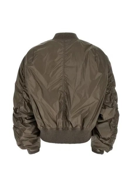 Geacă bomber Rick Owens tricotate cu nervuri gri
