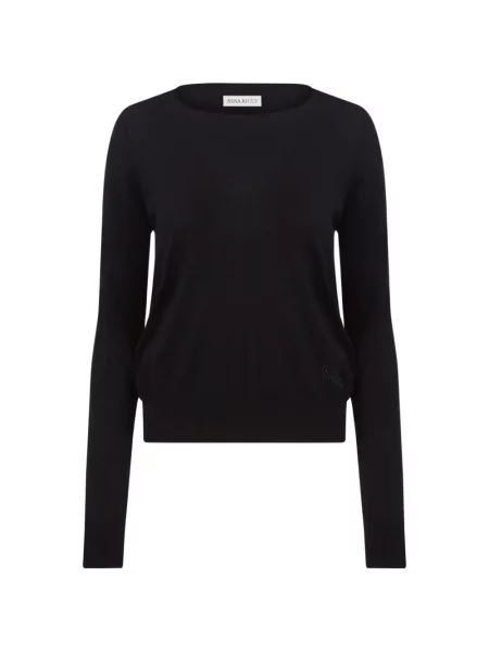 Pulover Nina Ricci cu funde negru
