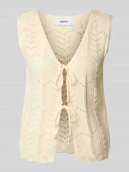 Kamizelka z wiązaniem model ‘Daphne’ Moves biała