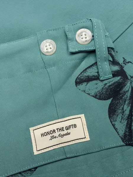 Pantaloni scurți Honor The Gift cu model floral cu imagine albastru