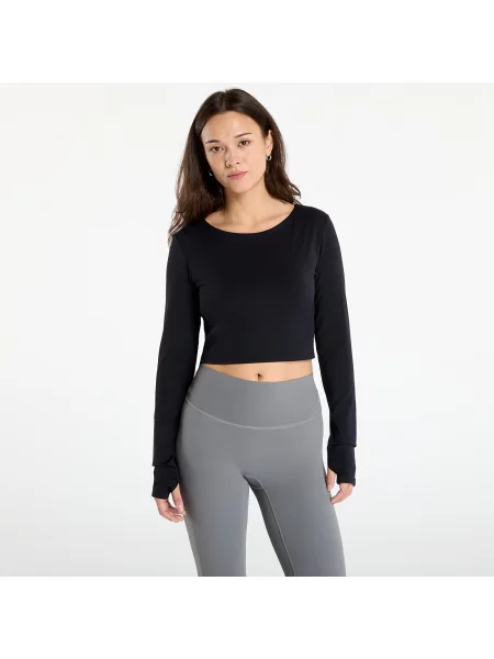 Тениска Urban Classics Ladies Sports Longsleeve Black L черно