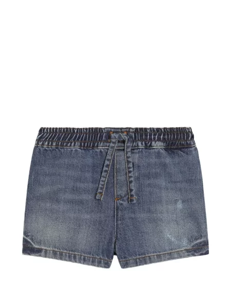 Bermudy dziecięce Dolce And Gabbana niebieskie