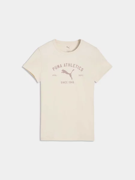 Футболка PUMA Class Graphic Tee комбінований верх білий