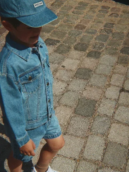 Konges Sløjd шорти дитячі джинсові MAGOT DENIM SHORTS GOTS