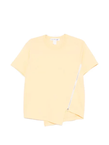 Tricou Comme Des Garçons Shirt asimetric portocaliu