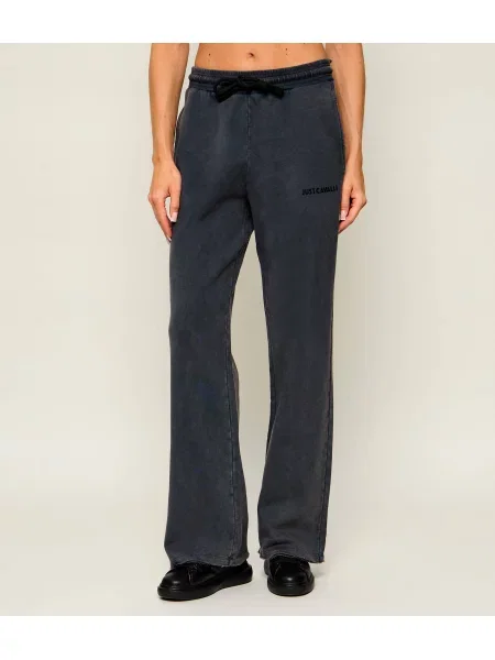 Just Cavalli Pantaloni de trening Acid Wash Dye gri