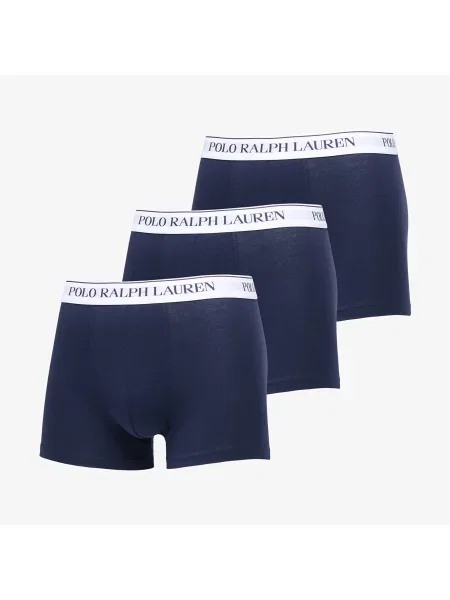 Polo Ralph Lauren Boxerky Classic noční modrá / šedá bílá
