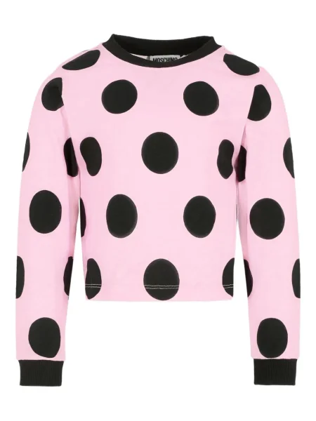 Top dziecięcy Moschino różowy