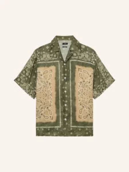 Reiss Letní Košile Vicente S Volným Střihem olivová béžová