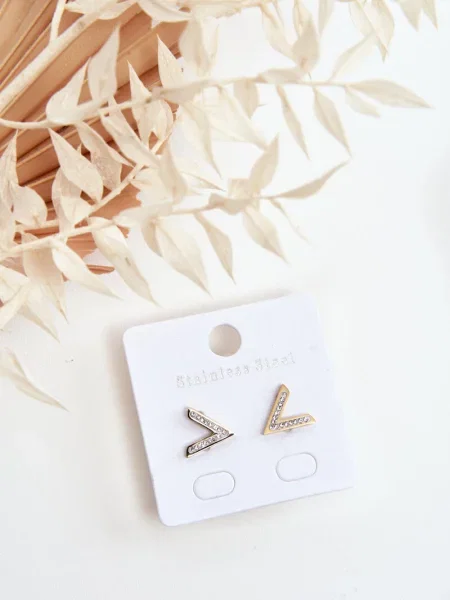 Класическа обеци Glam Chic бяло