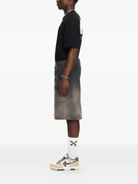 Scurt pantaloni scurți Off-white cu imagine alb