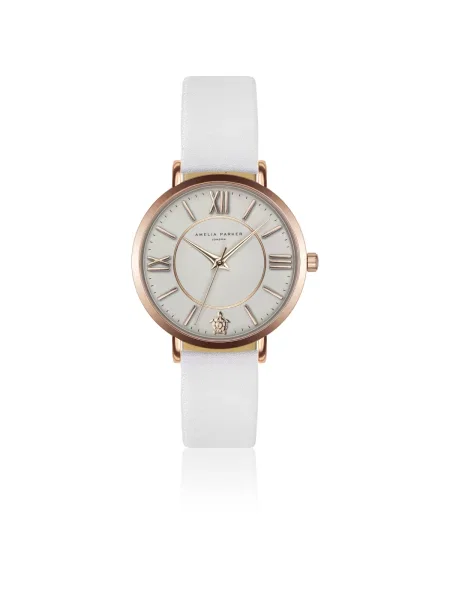 Hodinky Amelia Parker biela