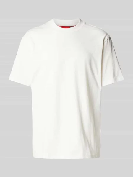 HUGO T-Shirt Dapolino Écru biała