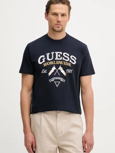 Guess kratka majica modra