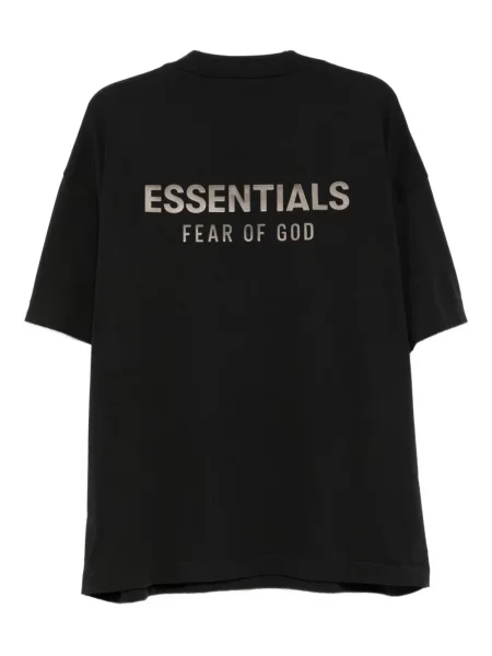 Klasikinio trumpas marškinėliai Fear Of God Essentials juoda