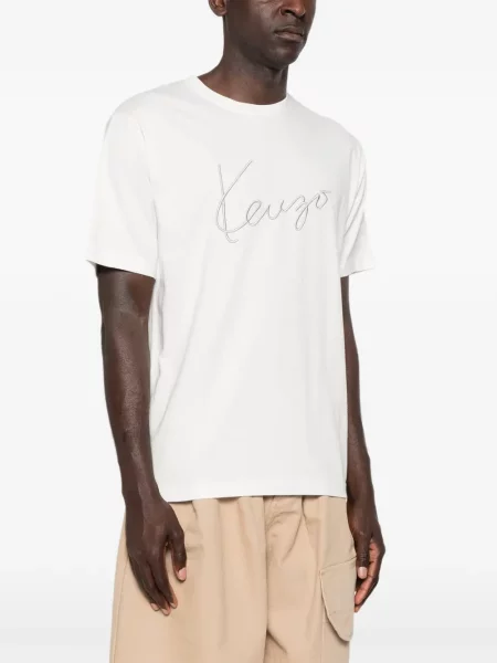 Tricou Kenzo cu autograf alb