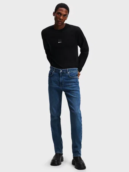 Прямые джинсы Karl Lagerfeld Jeans синие