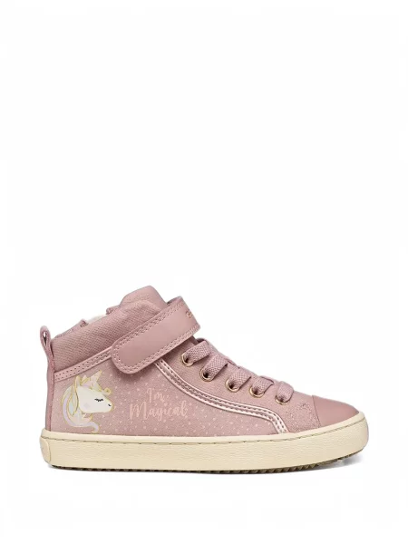 Sneakersy dziecięce Geox różowe