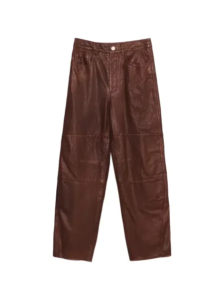 Pantaloni Bimba Y Lola din piele maro