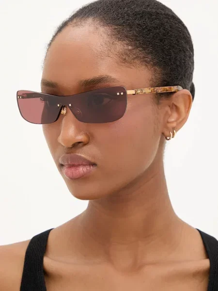 Jacquemus ochelari de soare MIRADA maro