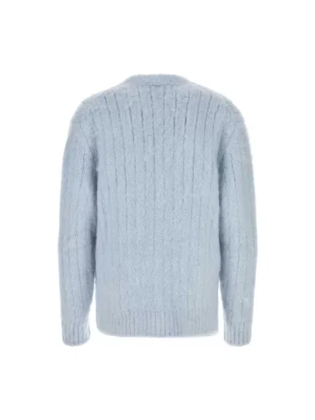 Sweter z golfem Dolce And Gabbana niebieski