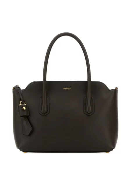 Geanta de piele Tom Ford din piele negru
