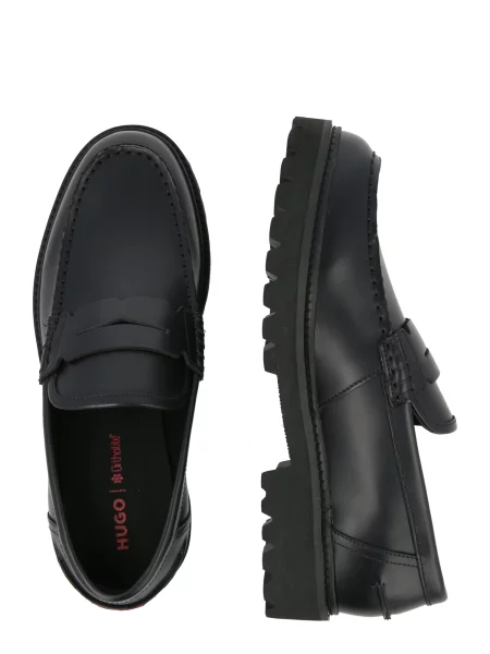HUGO Loafers Draven čierna