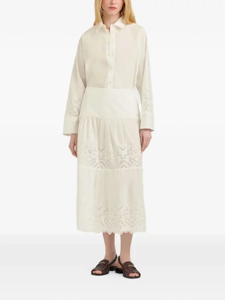 Lung fustă Momoni cu broderie
