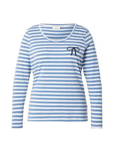 ONLY Carmakoma Tričko CARBODIL královská modrá / černá bílá