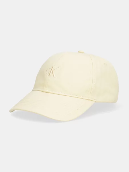 Calvin Klein Šiltovka Monogram Embroidery Baseball Cap žltá