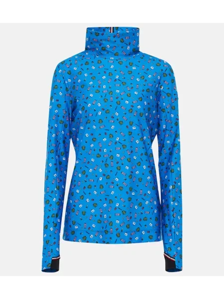 Top Moncler Genius s potiskom modra